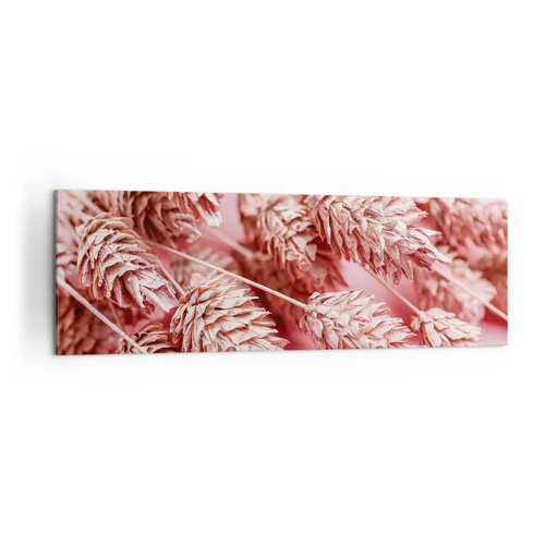 Canvas picture - Flowery Cascade in Pink - 160x50 cm