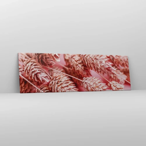 Canvas picture - Flowery Cascade in Pink - 160x50 cm