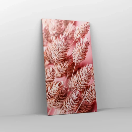 Canvas picture - Flowery Cascade in Pink - 45x80 cm