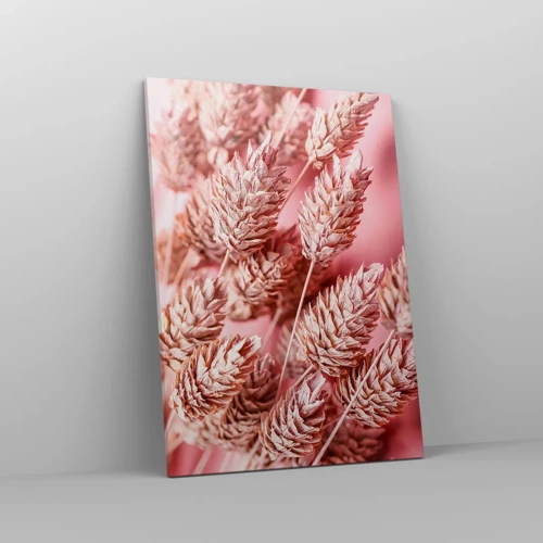 Canvas picture - Flowery Cascade in Pink - 50x70 cm