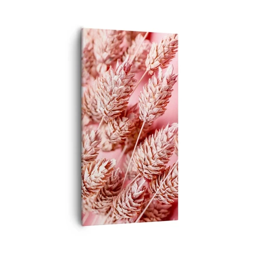 Canvas picture - Flowery Cascade in Pink - 55x100 cm