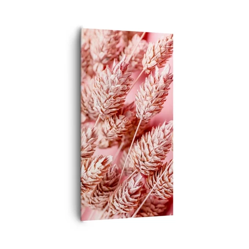 Canvas picture - Flowery Cascade in Pink - 65x120 cm