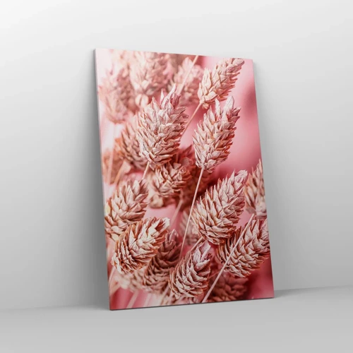 Canvas picture - Flowery Cascade in Pink - 70x100 cm