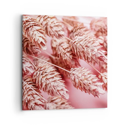 Canvas picture - Flowery Cascade in Pink - 70x70 cm