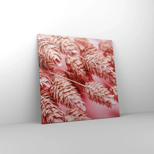 Canvas picture - Flowery Cascade in Pink - 70x70 cm