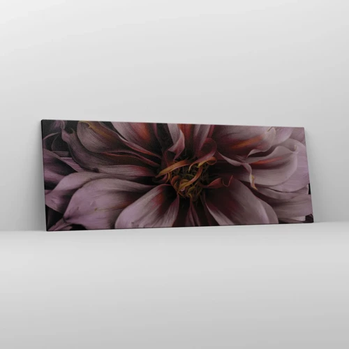 Canvas picture - Flowery Heart - 140x50 cm