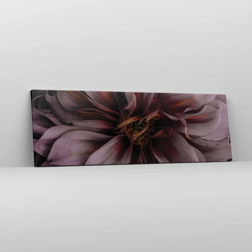 Canvas picture - Flowery Heart - 90x30 cm