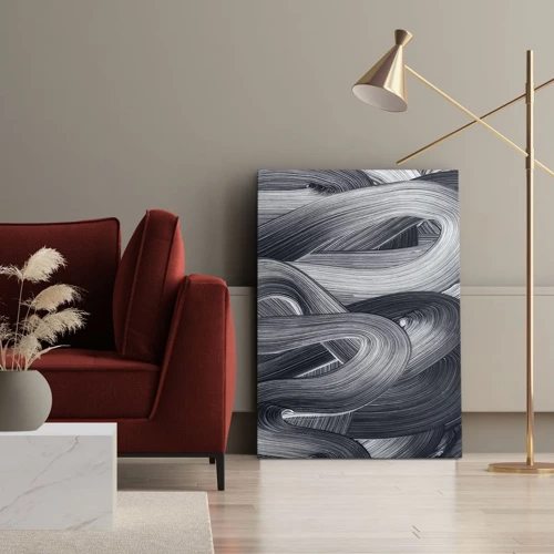 Canvas picture - Fluidity of Reality - 45x80 cm