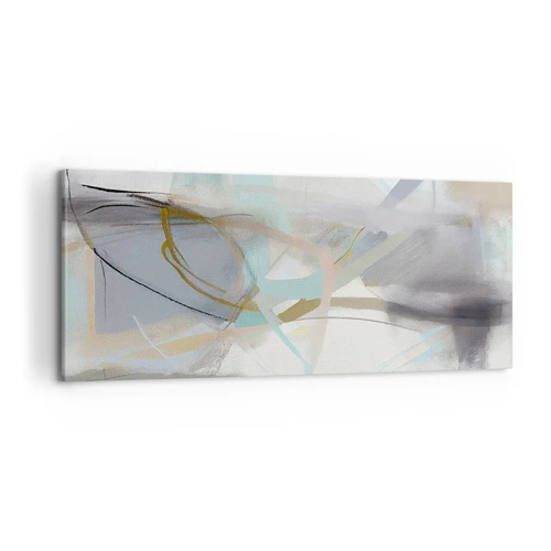 Canvas picture - Foggy Abstract - 100x40 cm