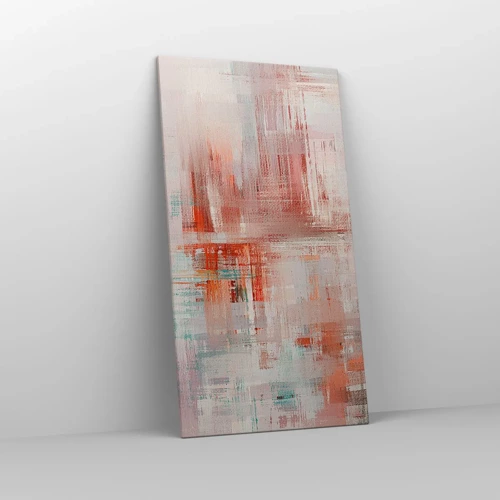 Canvas picture - Foggy but Pink - 65x120 cm