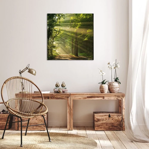 Canvas picture - Forest Moment - 30x30 cm