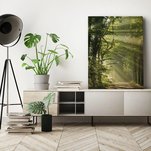 Canvas picture - Forest Moment - 65x120 cm