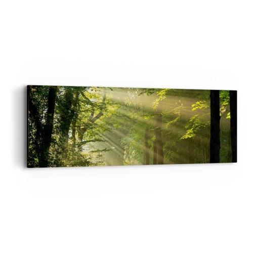 Canvas picture - Forest Moment - 90x30 cm