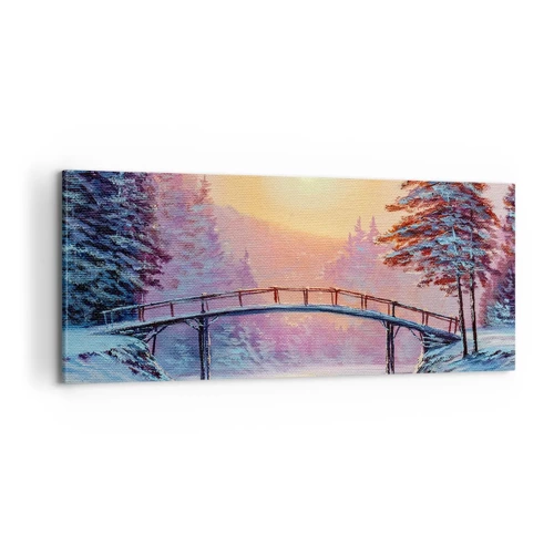 Canvas picture - Four Seasons - Winter - 100x40 cm
