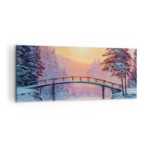 Canvas picture - Four Seasons - Winter - 120x50 cm
