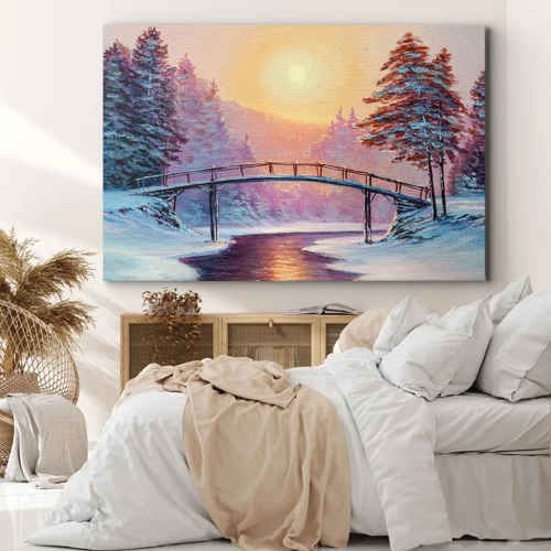 Canvas picture - Four Seasons - Winter - 120x80 cm