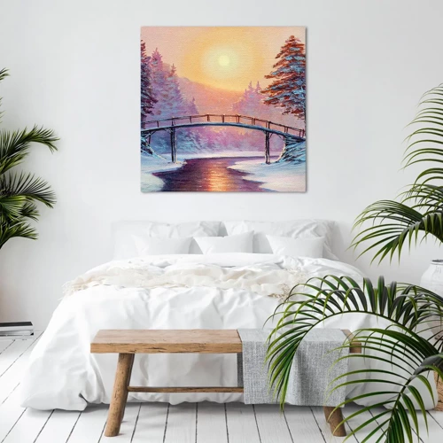 Canvas picture - Four Seasons - Winter - 50x50 cm