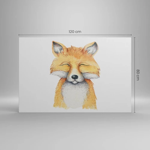 Canvas picture - Fox Moods - 120x80 cm