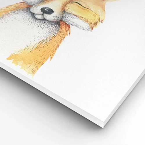 Canvas picture - Fox Moods - 45x80 cm