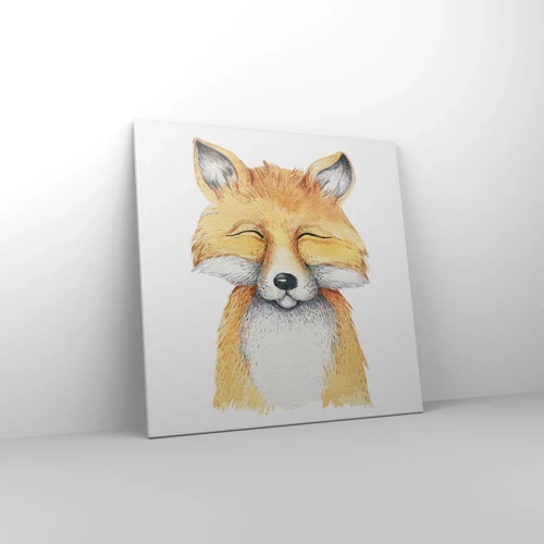 Canvas picture - Fox Moods - 70x70 cm