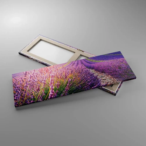 Canvas picture - Fragrant Field - 90x30 cm