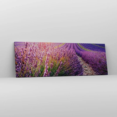 Canvas picture - Fragrant Field - 90x30 cm