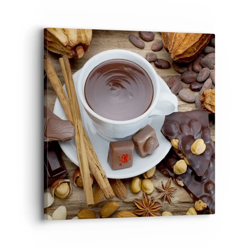 Canvas picture - From a Fairytale Factory of Chocolate - 30x30 cm