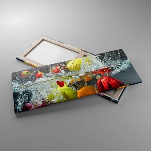 Canvas picture - Fruity Refreshment - 100x40 cm