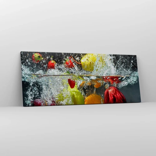 Canvas picture - Fruity Refreshment - 100x40 cm