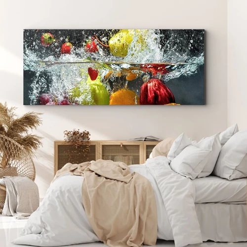 Canvas picture - Fruity Refreshment - 100x40 cm