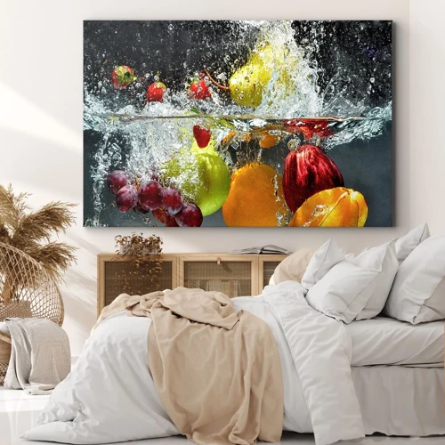 Canvas picture - Fruity Refreshment - 100x70 cm