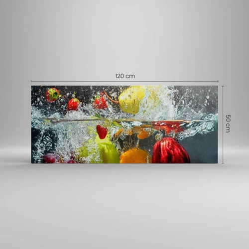 Canvas picture - Fruity Refreshment - 120x50 cm