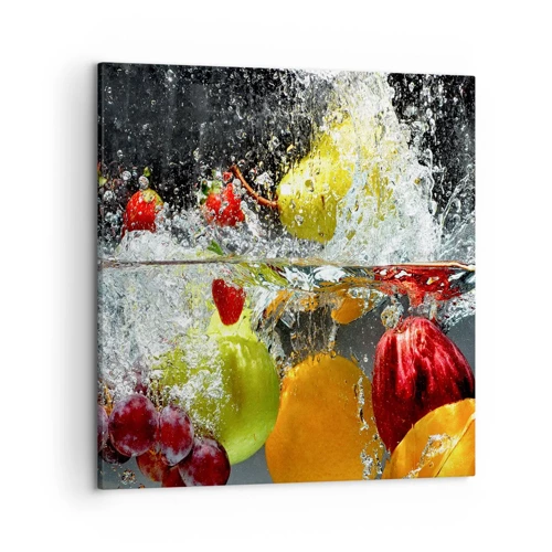 Canvas picture - Fruity Refreshment - 50x50 cm