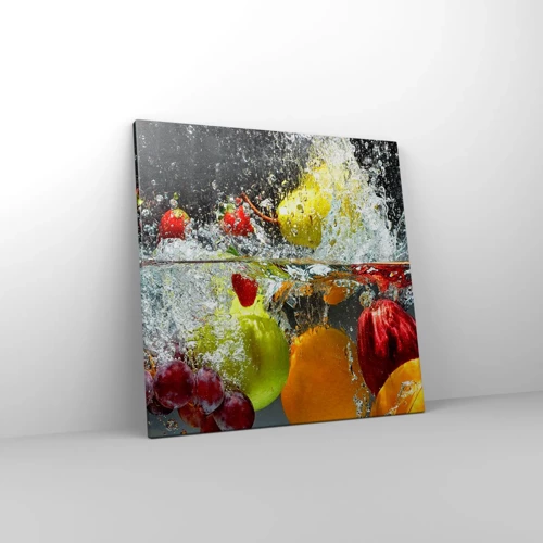 Canvas picture - Fruity Refreshment - 50x50 cm