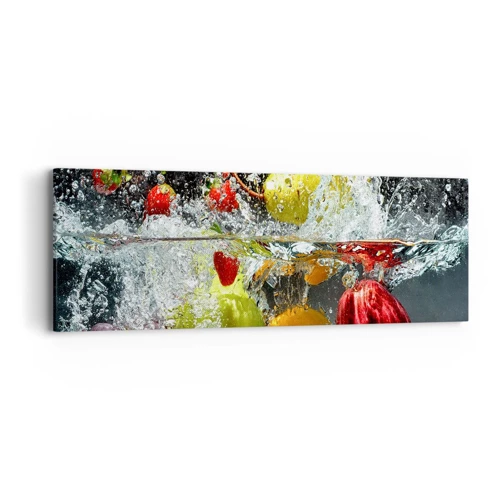 Canvas picture - Fruity Refreshment - 90x30 cm