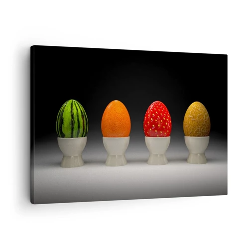 Canvas picture - Fruity breakfast - 70x50 cm