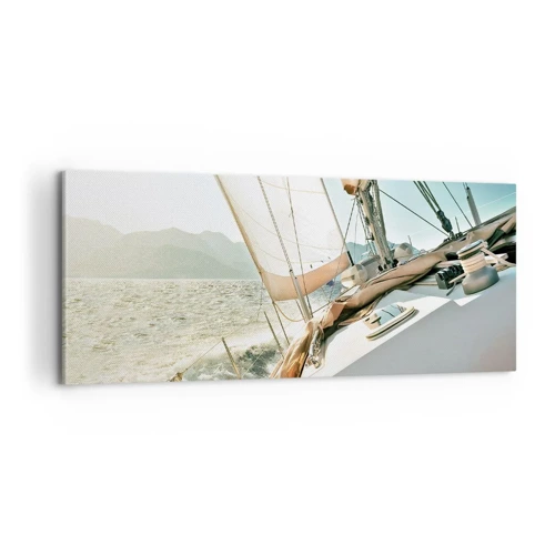 Canvas picture - Full Sail - 100x40 cm