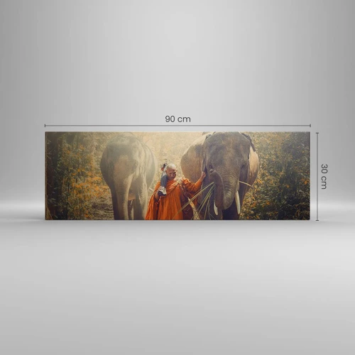 Canvas picture - Full Understanding - 90x30 cm
