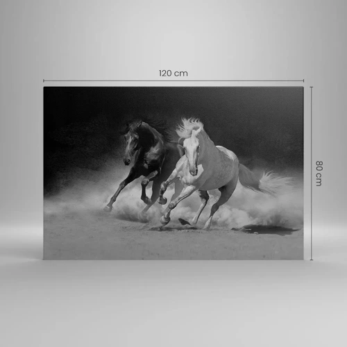 Canvas picture - Gallop of Freedom - 120x80 cm