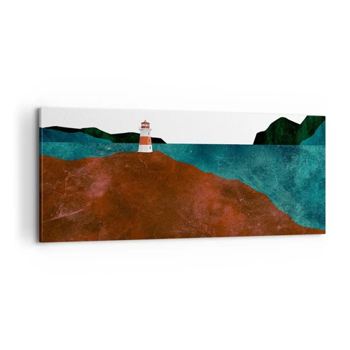 Canvas picture - Gazing at the Sea - 100x40 cm