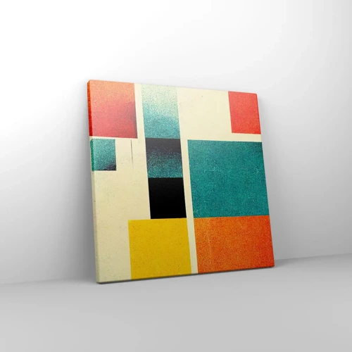 Canvas picture - Geometric Abstract - Good Energy - 30x30 cm