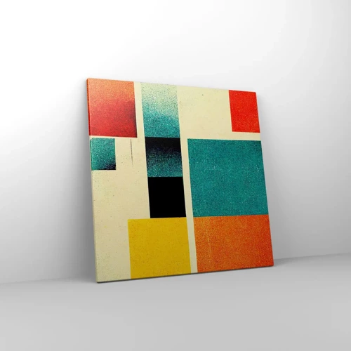 Canvas picture - Geometric Abstract - Good Energy - 60x60 cm