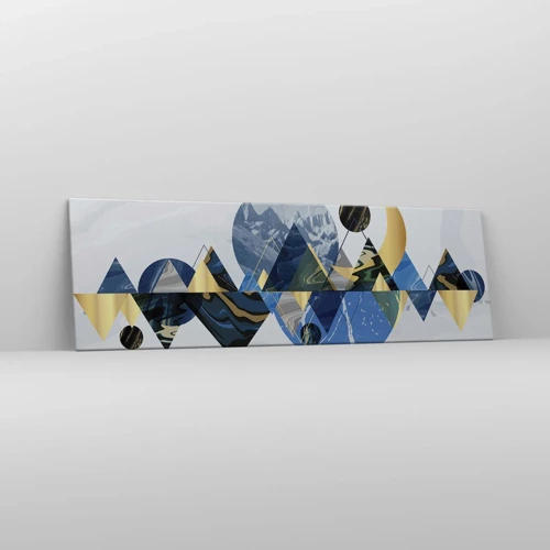 Canvas picture - Geometrical Landscape - 160x50 cm