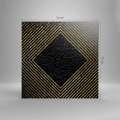 Canvas picture - Geometry Glamour Style - 70x70 cm