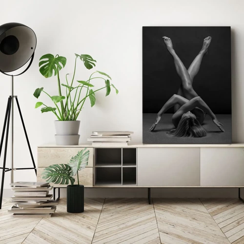 Canvas picture - Geometry of Nakedness - 45x80 cm