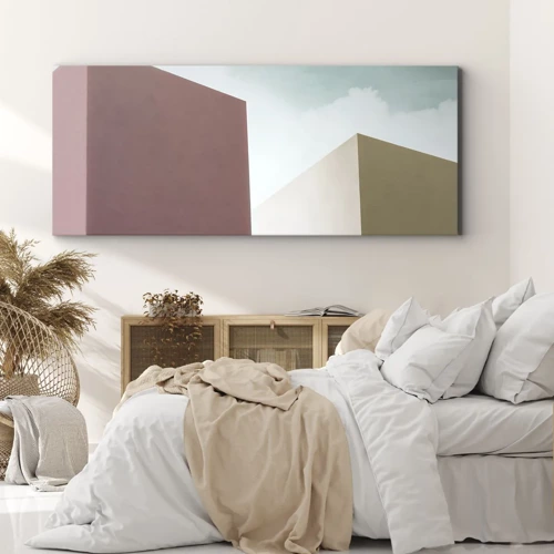 Canvas picture - Geometry of a Sunny summer - 100x40 cm