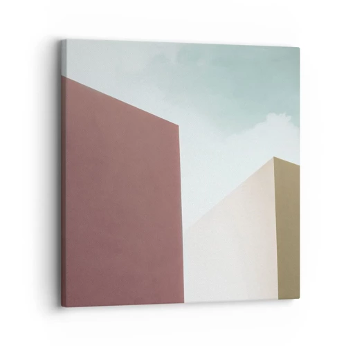 Canvas picture - Geometry of a Sunny summer - 30x30 cm