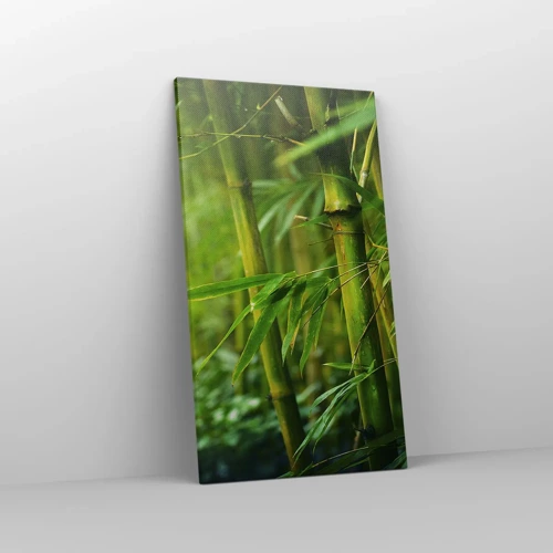 Canvas picture - Getting to Know the Green - 45x80 cm