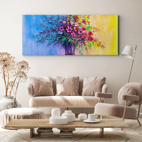 Canvas picture - Gift from Summer Meadow - 100x40 cm