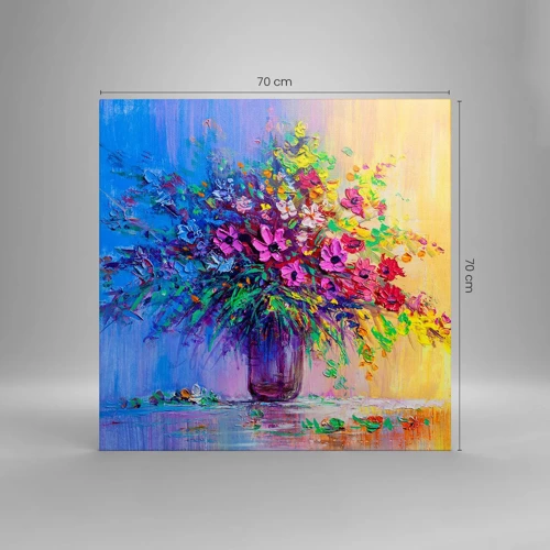 Canvas picture - Gift from Summer Meadow - 70x70 cm